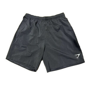 Gymshark Black Logo Lightweight Athletic Shorts Men's M